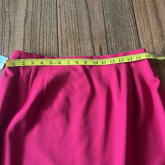 Classiques Wool Elegant Red Women's Skirt Size 14 New With Tag - Picture 6 of 7